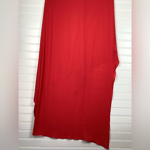 BCBG Max Azria NWT Tara Cascade Ruffle Dress Size XS Ruffle High/Low Dress - Picture 7 of 13